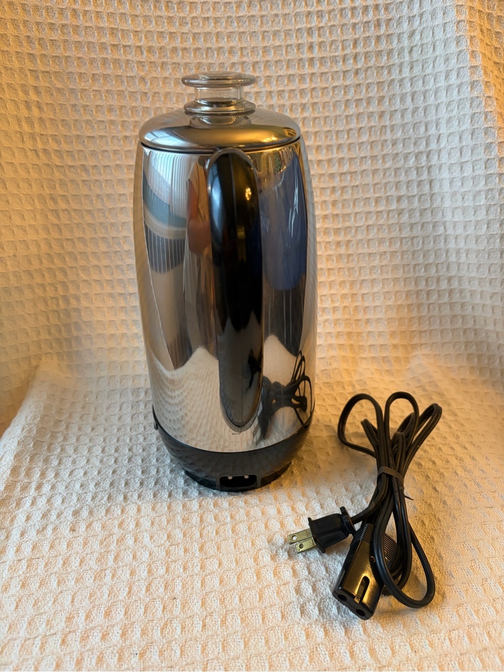 Farberware Superfast 12 Cup Stainless Steel Electric Percolator Coffee Pot #142 - Picture 3 of 11